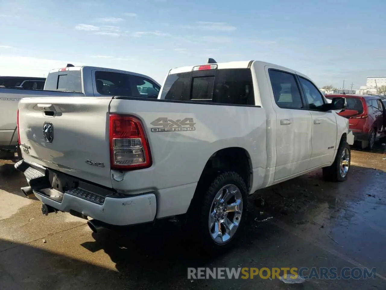 3 fotografías del automóvil dañado 1C6SRFFT3LN151643 RAM 1500 2020