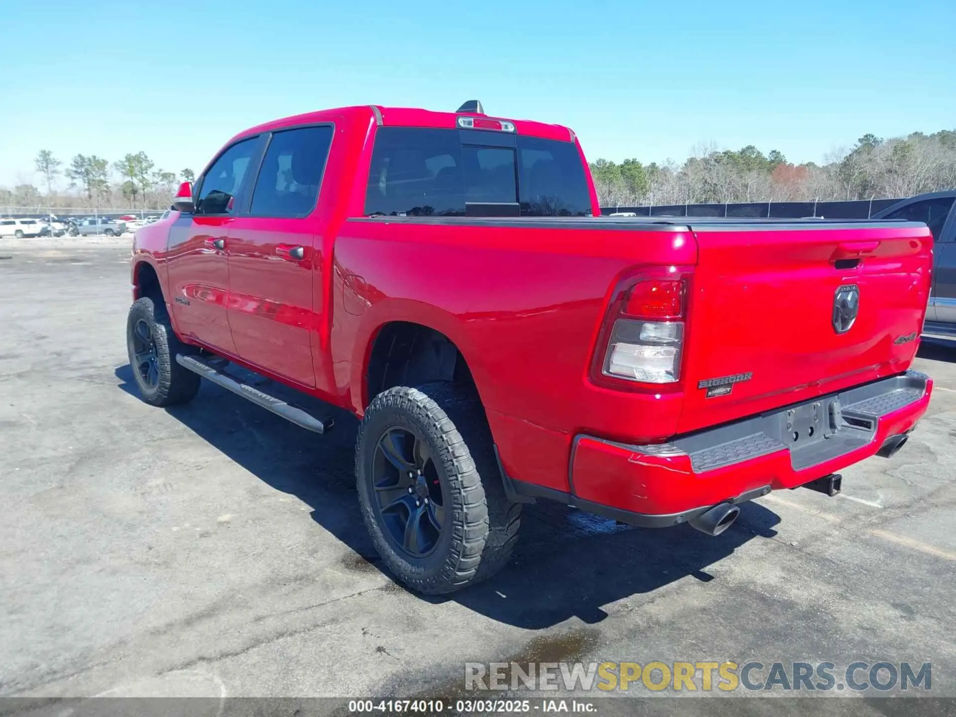 3 fotografías del automóvil dañado 1C6SRFFT4LN212899 RAM 1500 2020