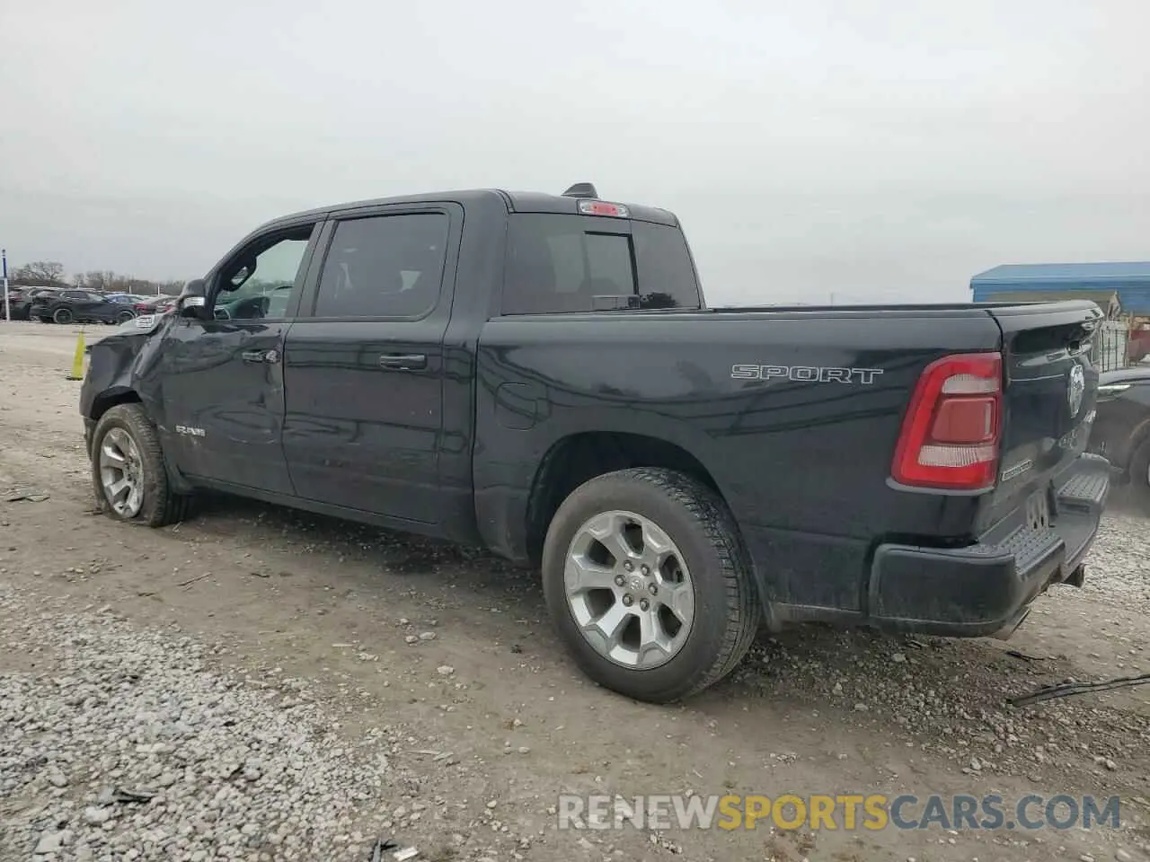 2 fotografías del automóvil dañado 1C6SRFFT5LN150932 RAM 1500 2020