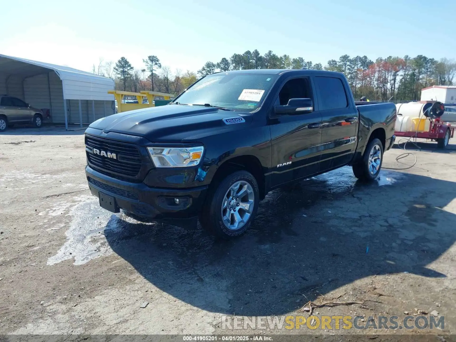 2 fotografías del automóvil dañado 1C6SRFFT5LN179041 RAM 1500 2020