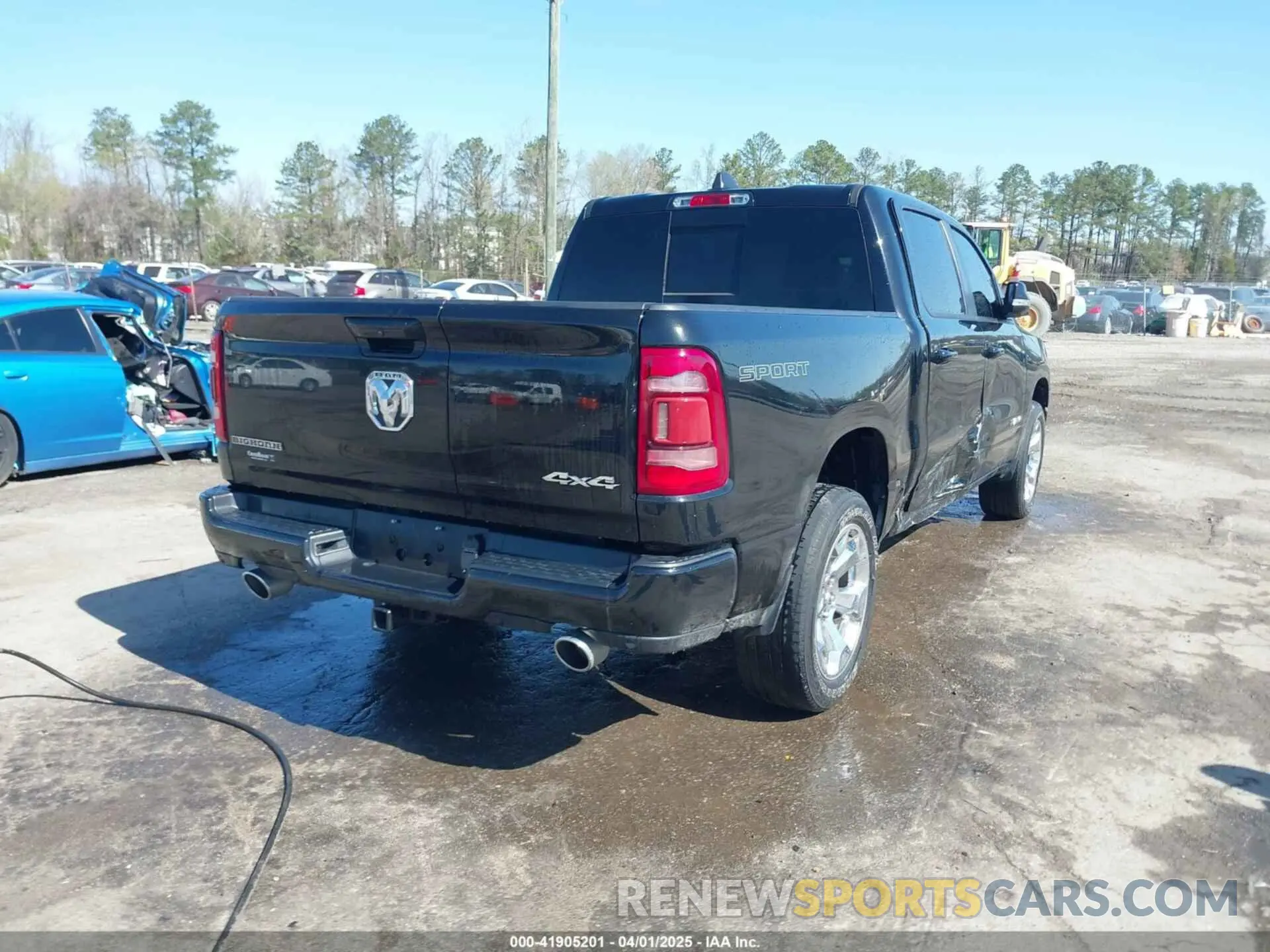 4 fotografías del automóvil dañado 1C6SRFFT5LN179041 RAM 1500 2020