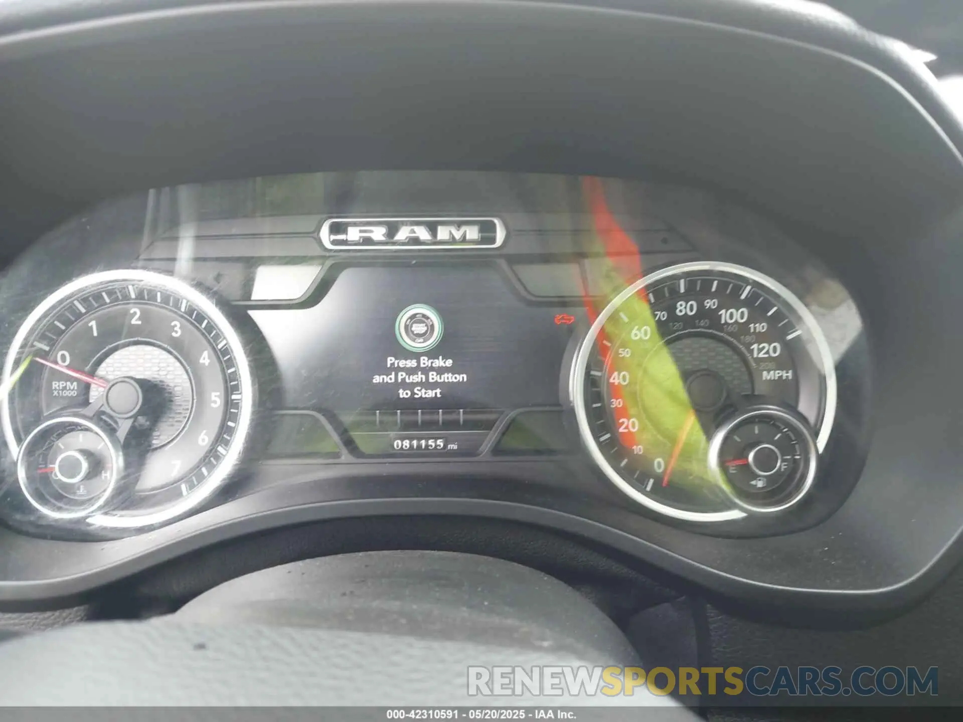 7 fotografías del automóvil dañado 1C6SRFFT5LN184997 RAM 1500 2020