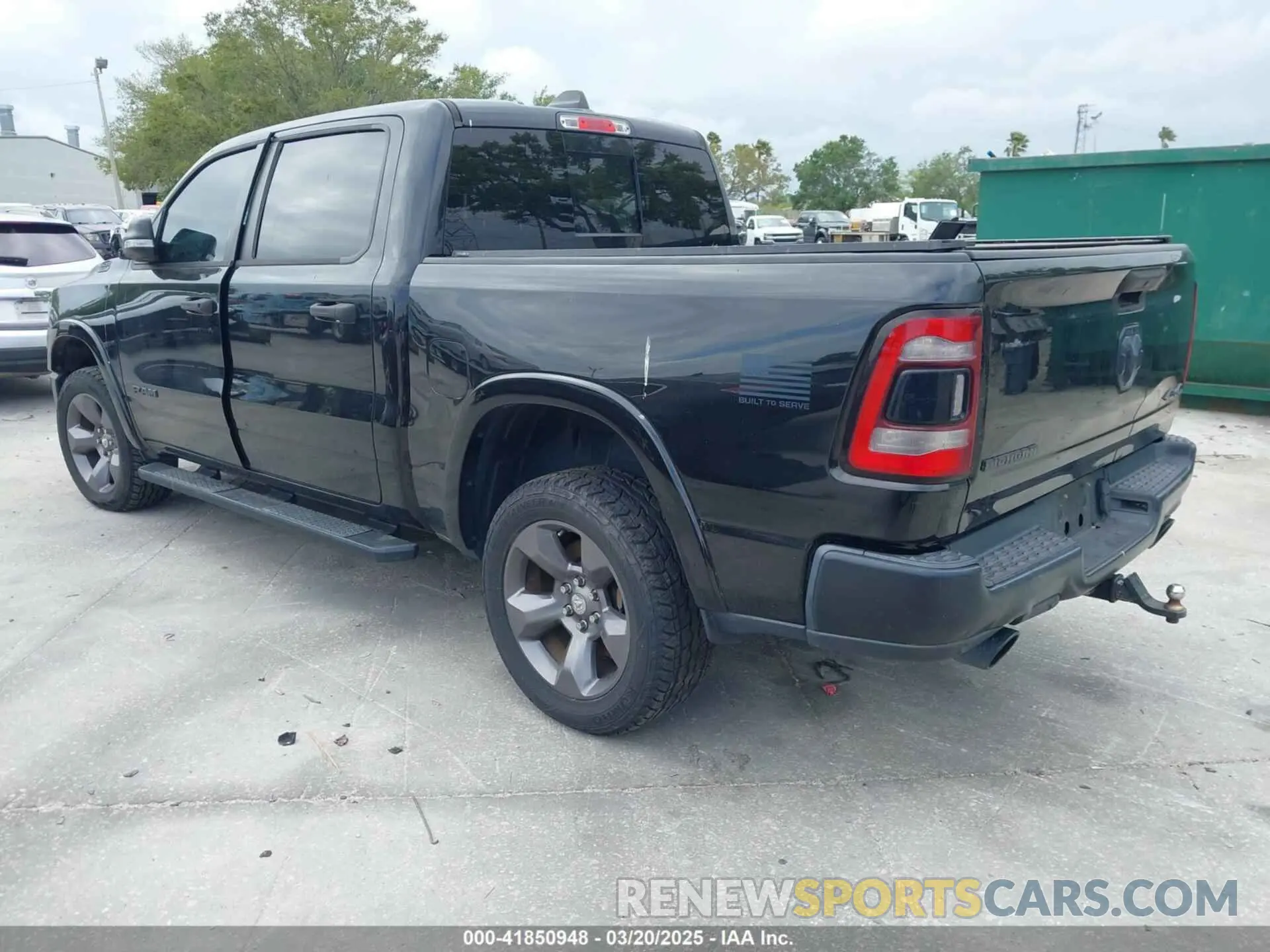 3 fotografías del automóvil dañado 1C6SRFFT6LN285109 RAM 1500 2020