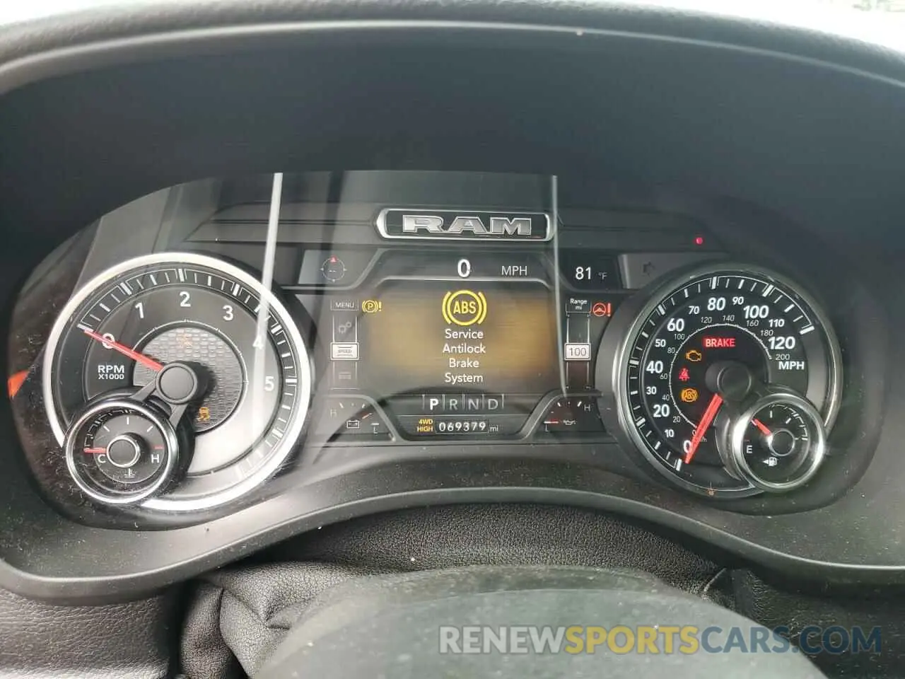 9 fotografías del automóvil dañado 1C6SRFFT7LN265273 RAM 1500 2020