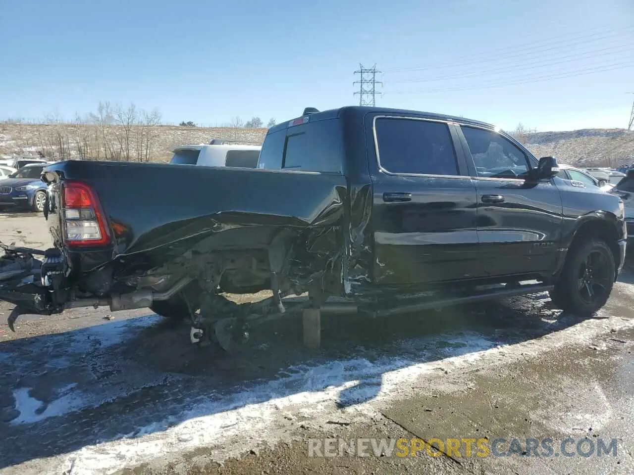 3 fotografías del automóvil dañado 1C6SRFFT8LN208824 RAM 1500 2020