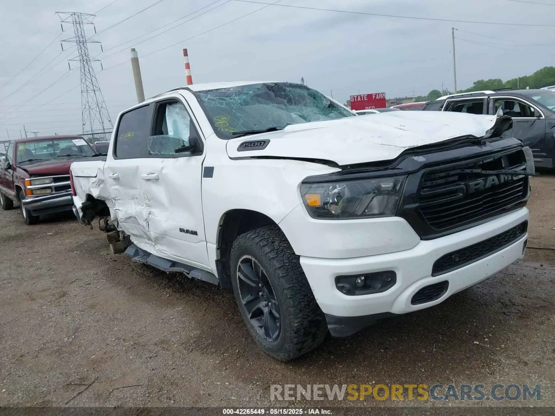 1 fotografías del automóvil dañado 1C6SRFFT8LN301178 RAM 1500 2020