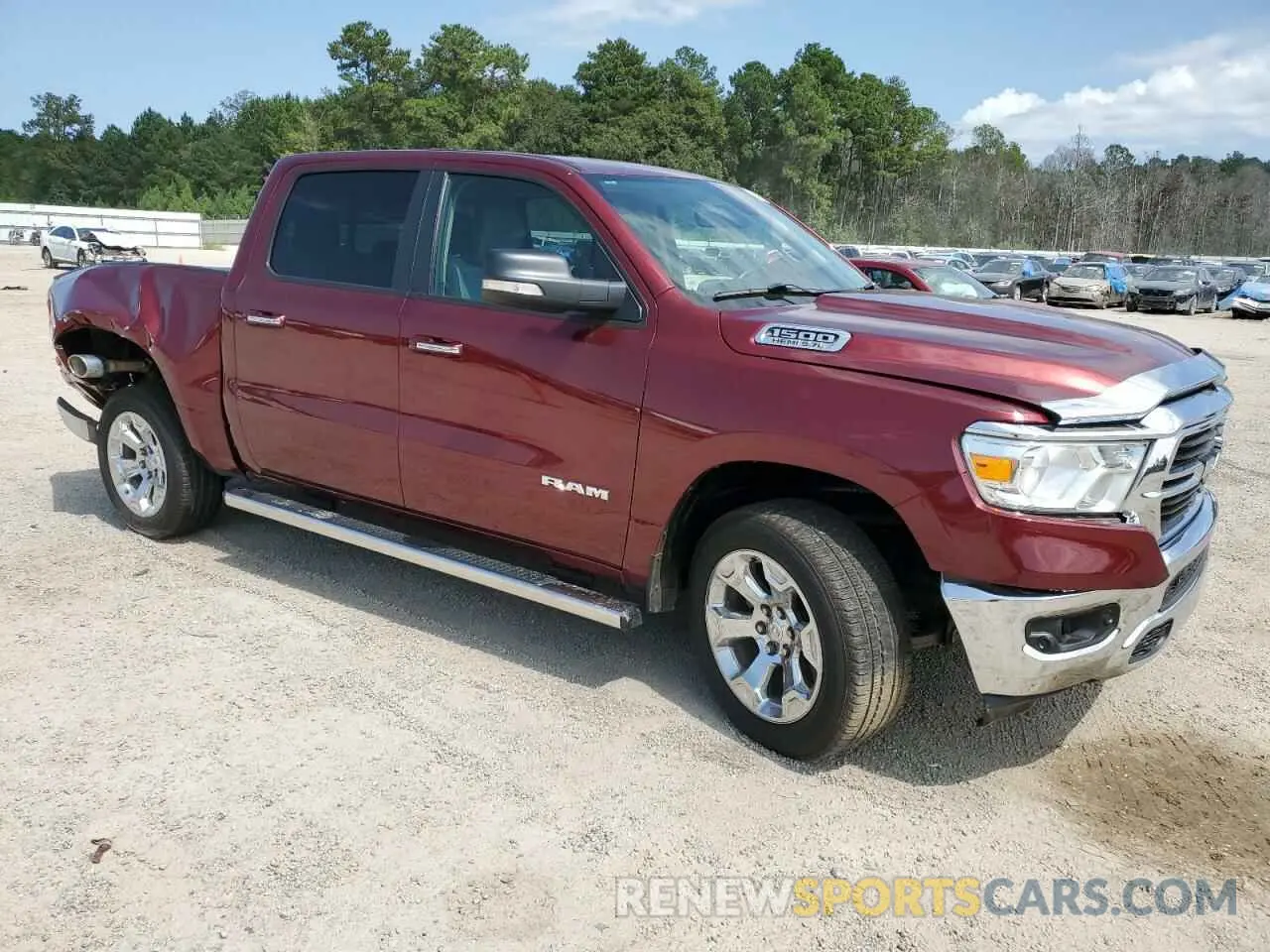 4 fotografías del automóvil dañado 1C6SRFFT8LN409106 RAM 1500 2020