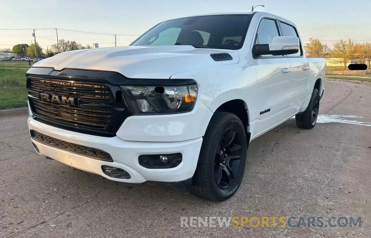 2 fotografías del automóvil dañado 1C6SRFFT9LN388444 RAM 1500 2020