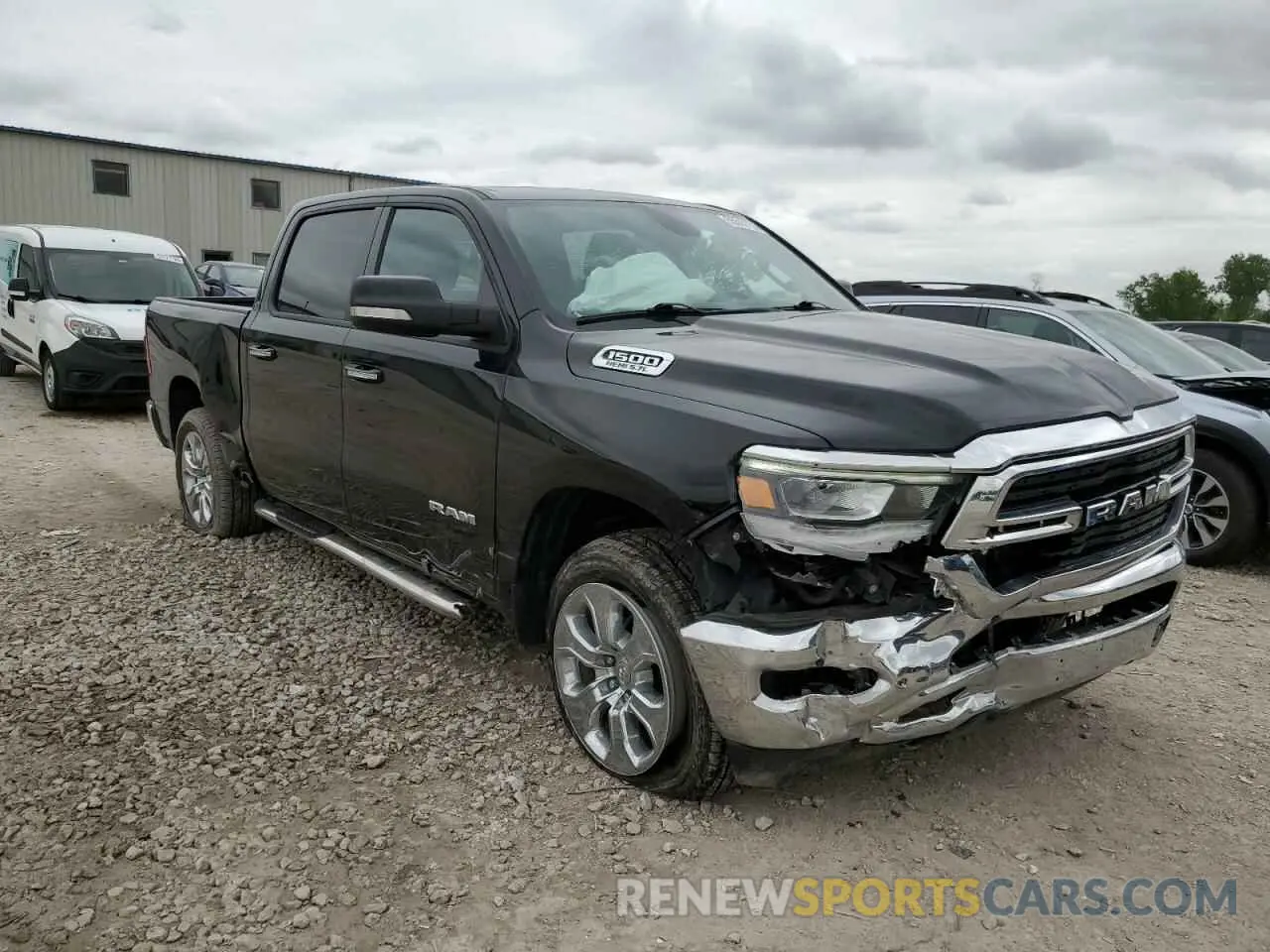 4 fotografías del automóvil dañado 1C6SRFFTXLN332089 RAM 1500 2020