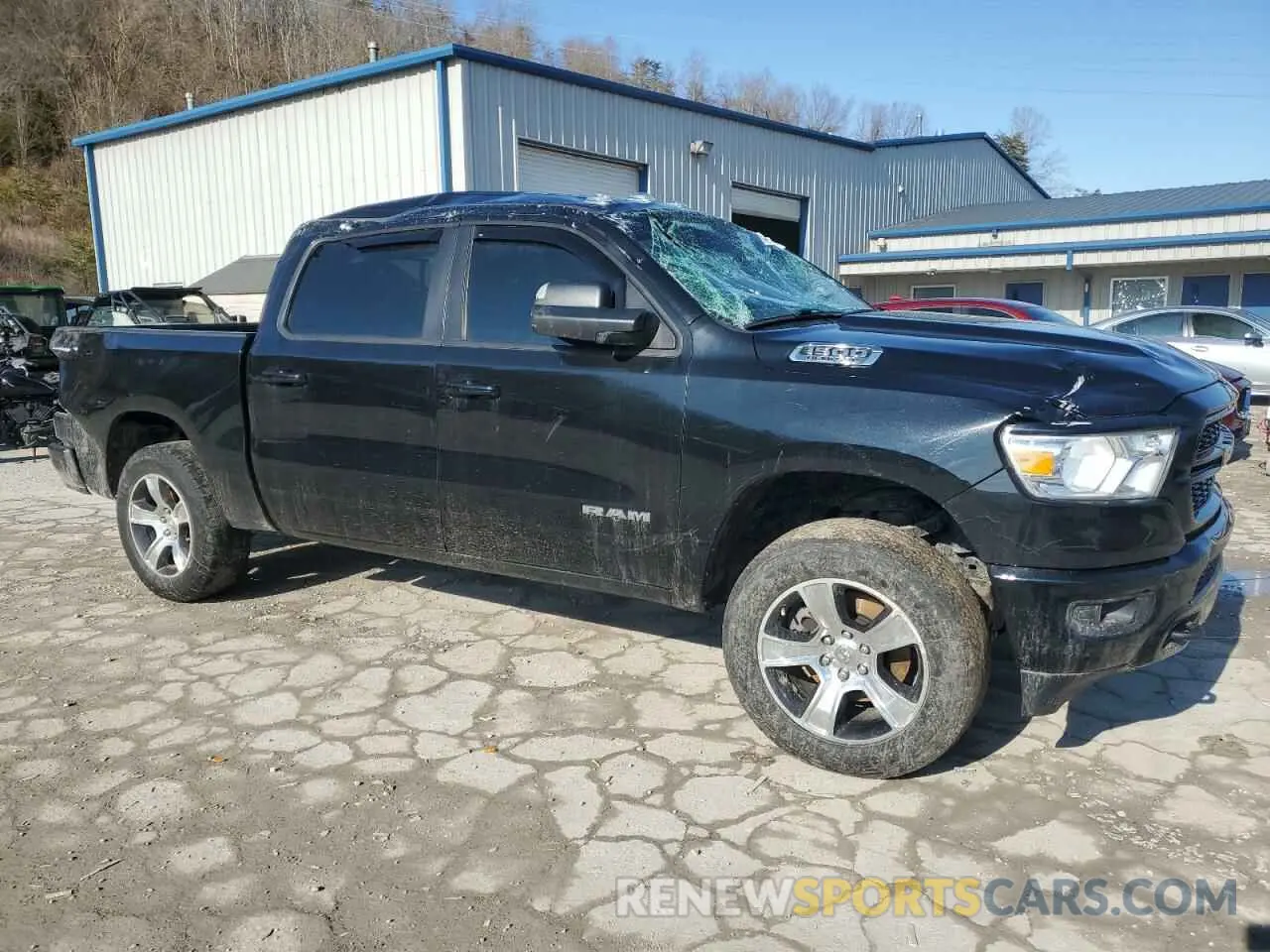 4 fotografías del automóvil dañado 1C6SRFGT1LN117327 RAM 1500 2020