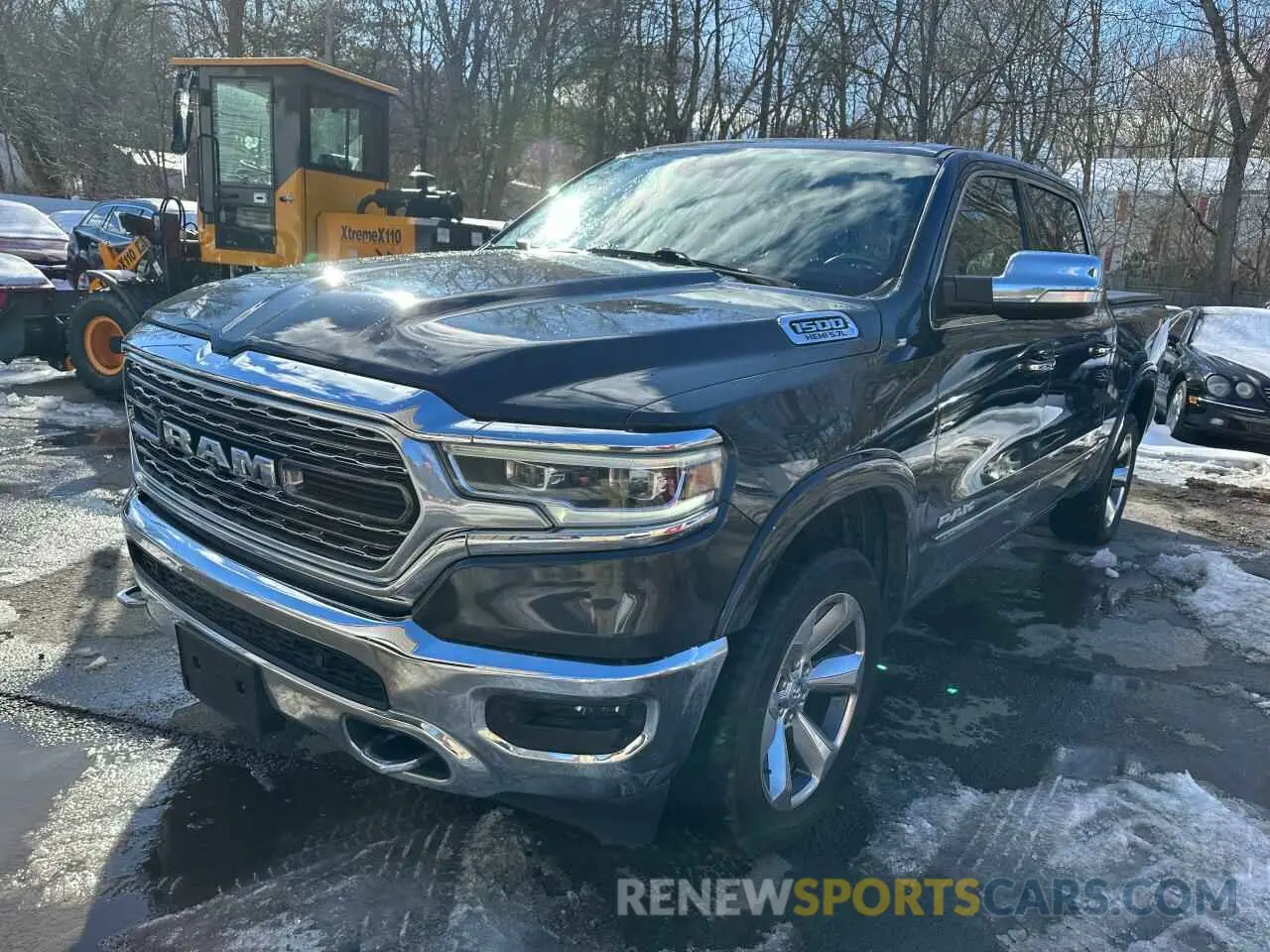 2 fotografías del automóvil dañado 1C6SRFHT5LN165623 RAM 1500 2020