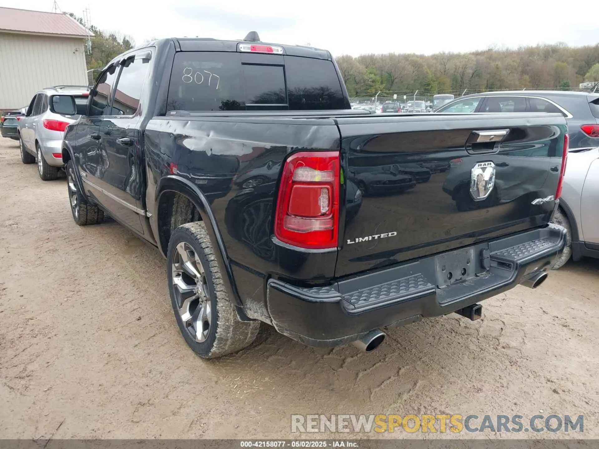 3 fotografías del automóvil dañado 1C6SRFHT5LN341876 RAM 1500 2020
