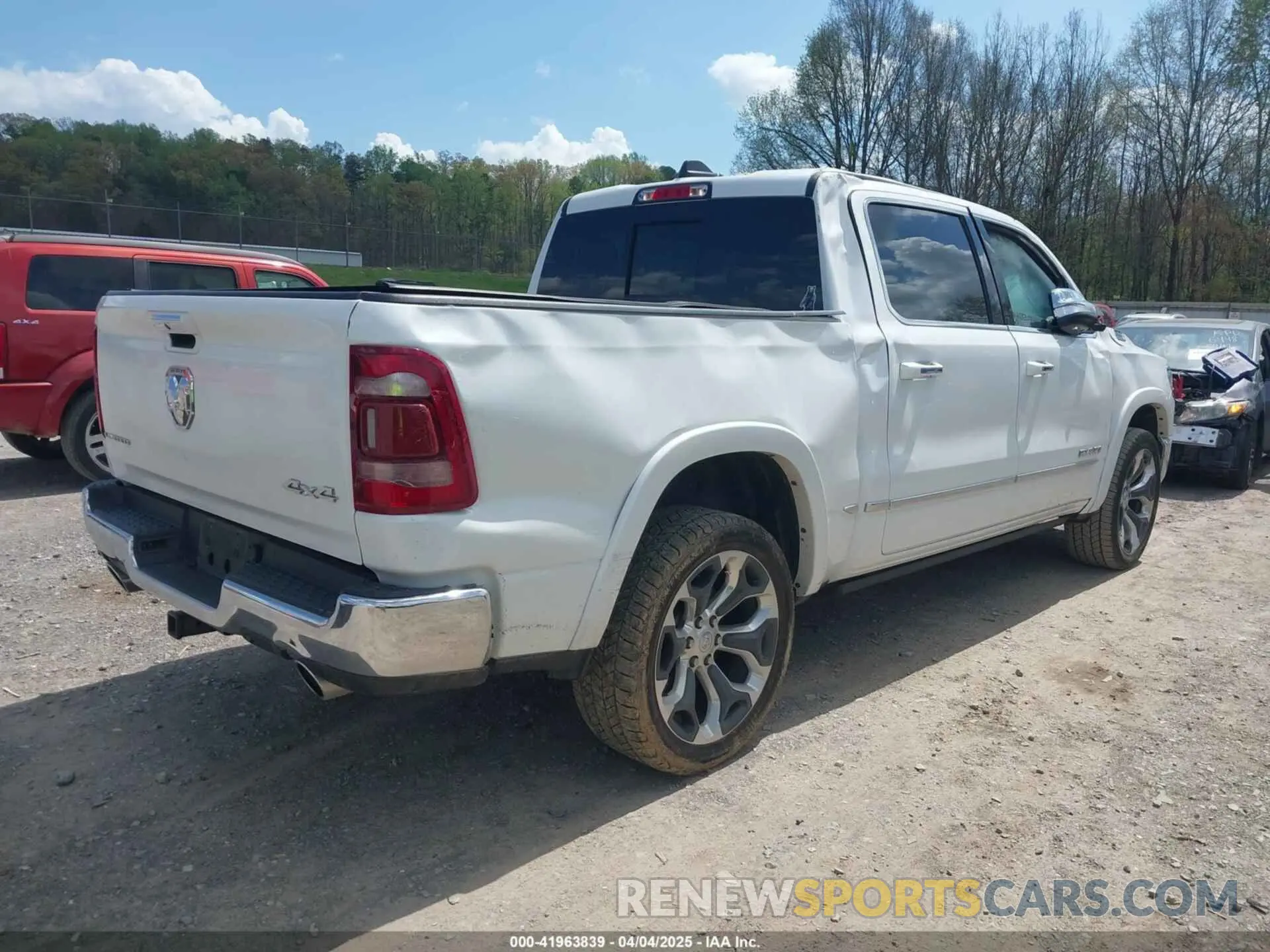 4 fotografías del automóvil dañado 1C6SRFHT6LN364034 RAM 1500 2020
