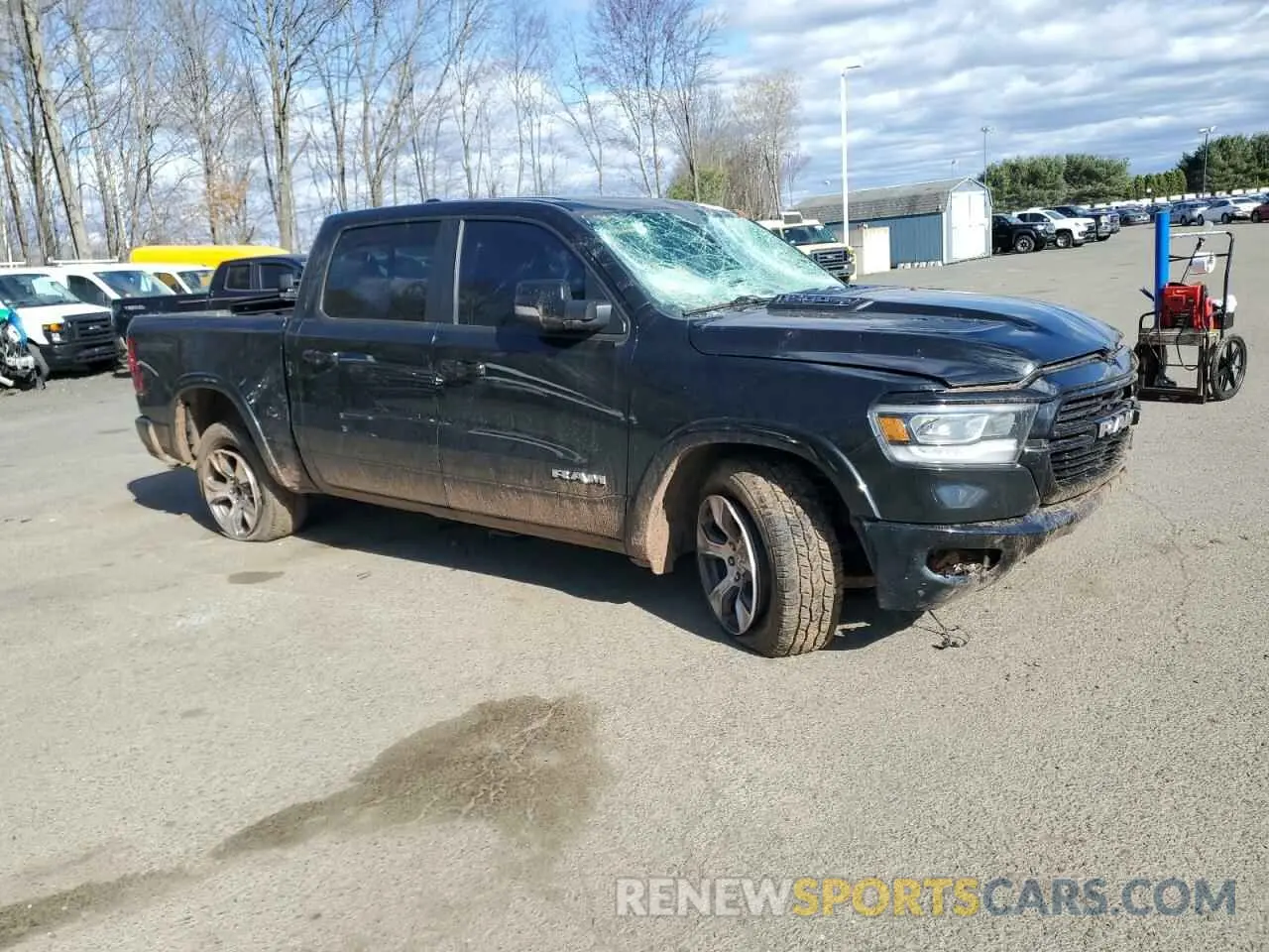 4 fotografías del automóvil dañado 1C6SRFJT1LN106854 RAM 1500 2020