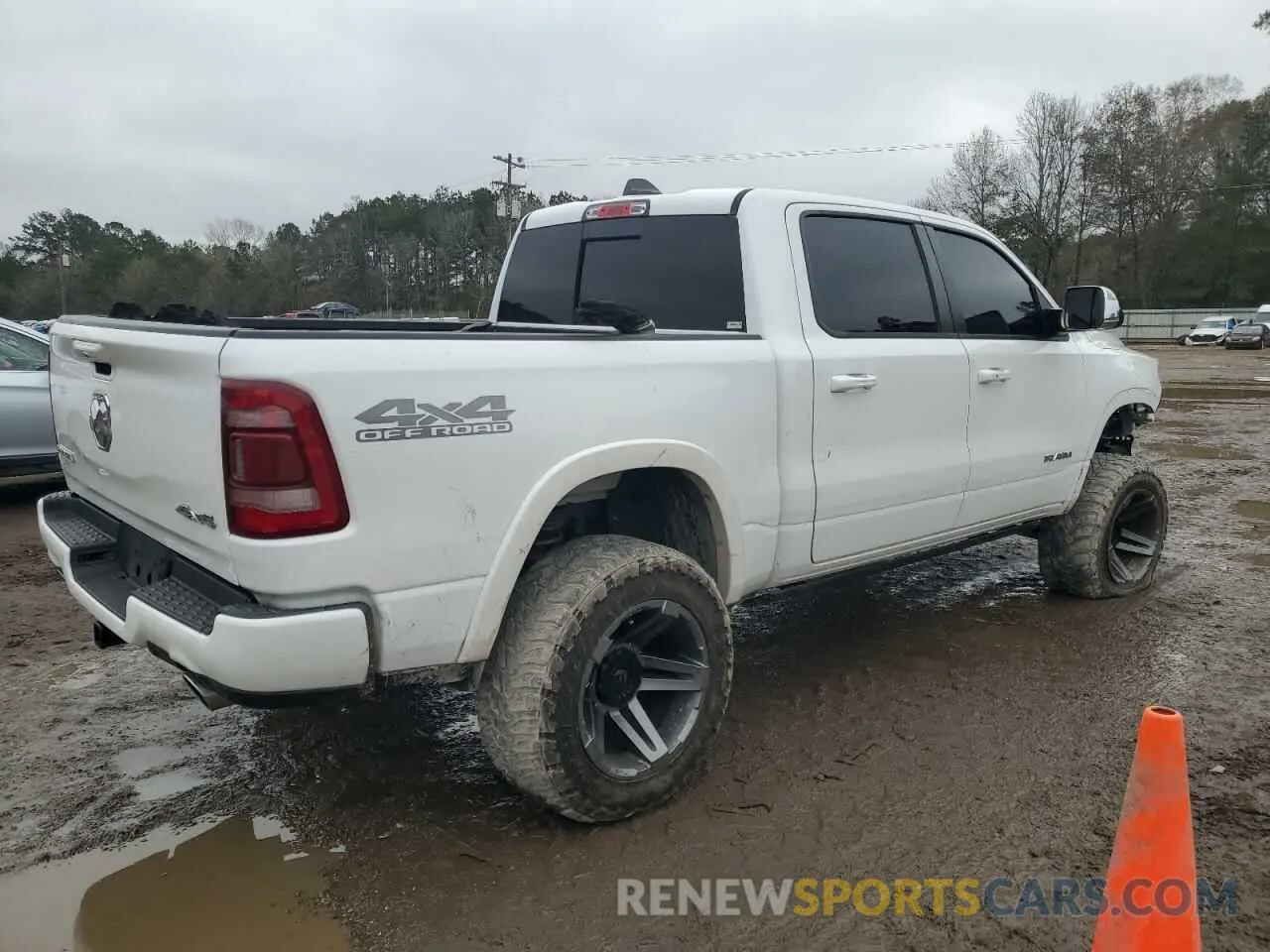 3 fotografías del automóvil dañado 1C6SRFJT1LN134573 RAM 1500 2020