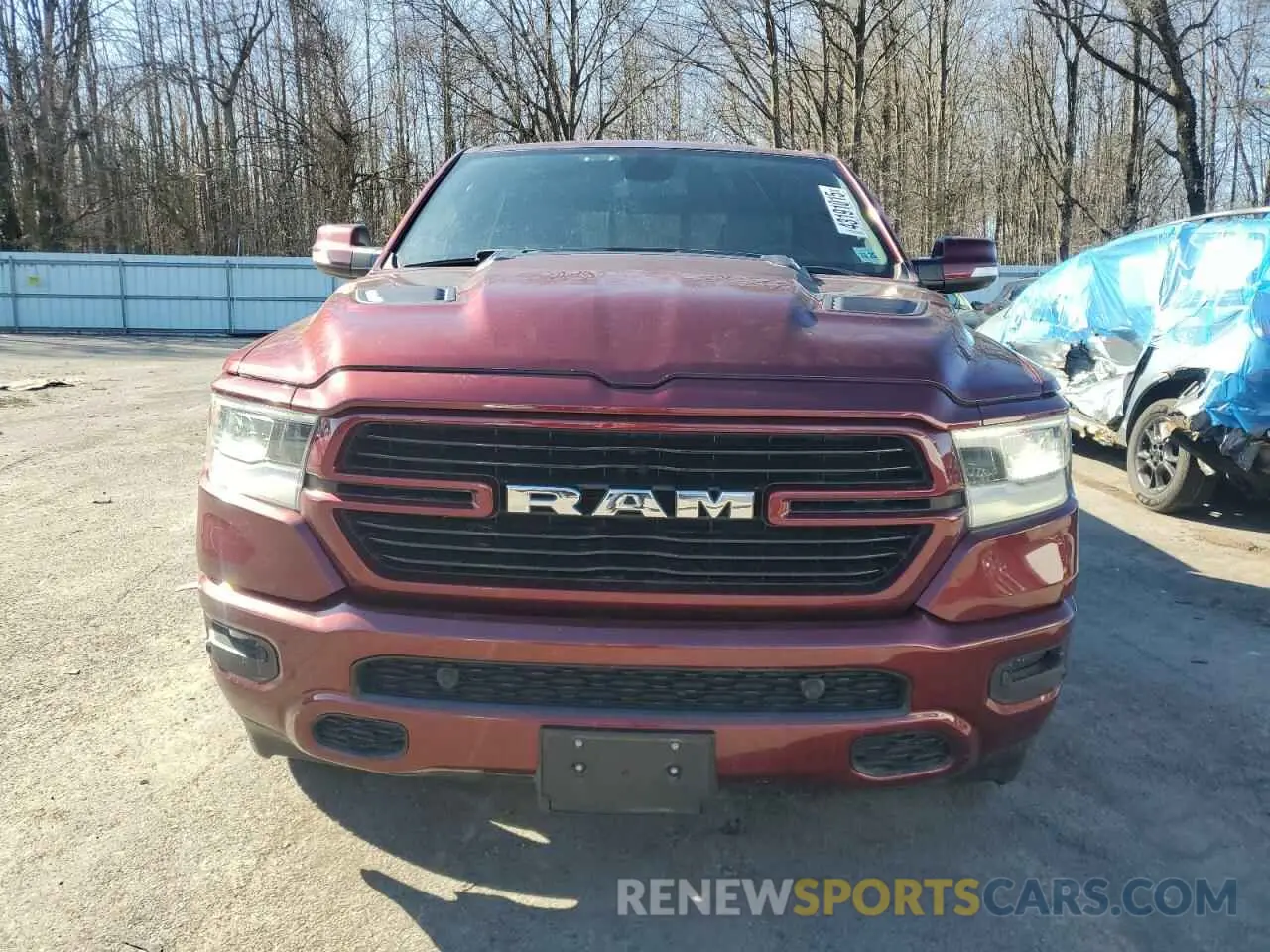5 fotografías del automóvil dañado 1C6SRFJT2LN213525 RAM 1500 2020