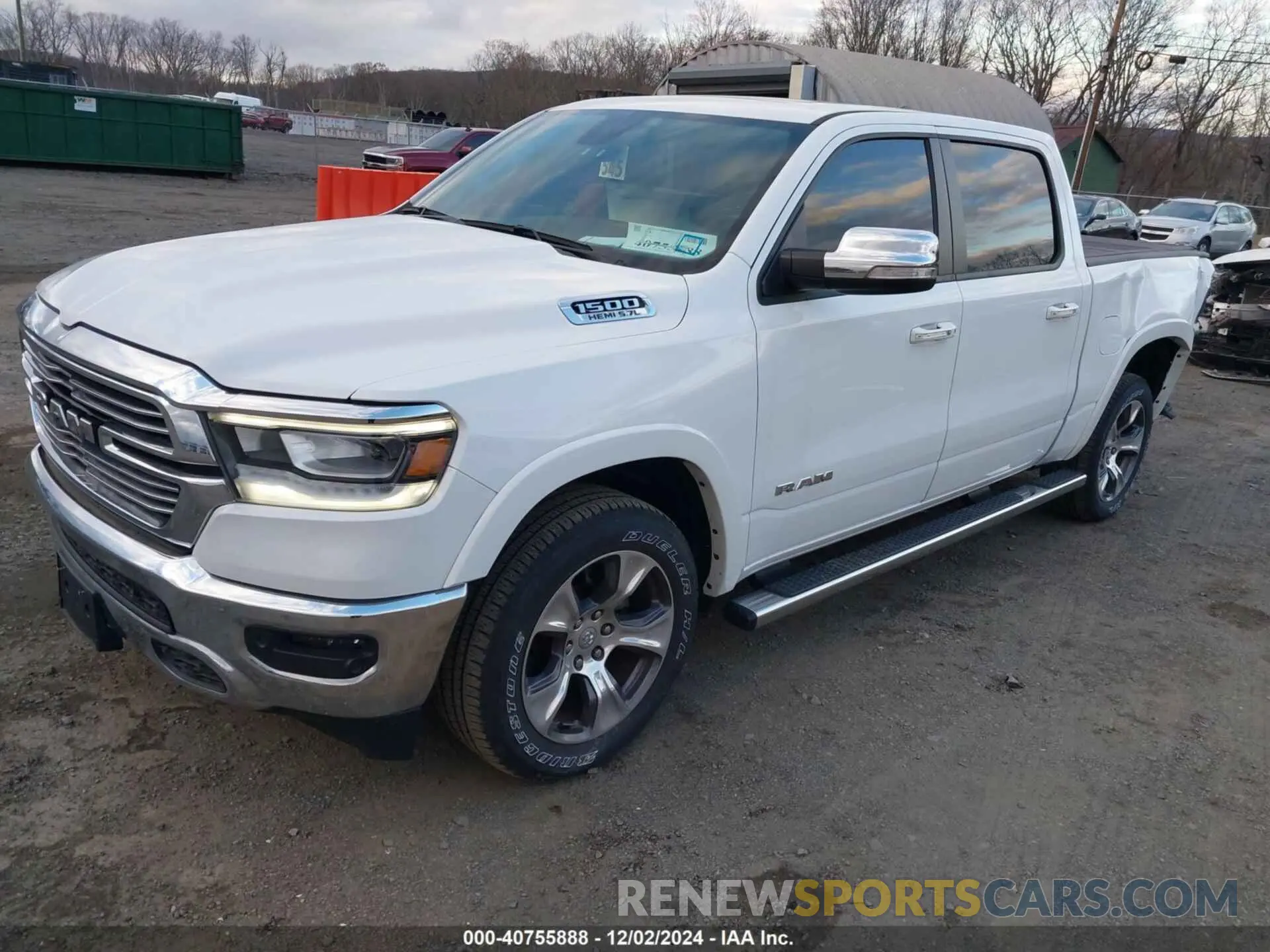 2 fotografías del automóvil dañado 1C6SRFJT5LN220243 RAM 1500 2020