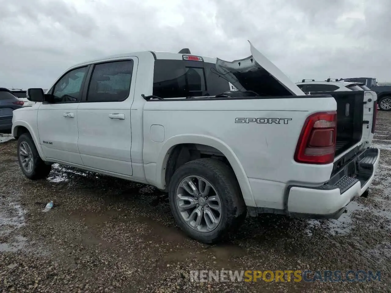 2 fotografías del automóvil dañado 1C6SRFJT9LN143232 RAM 1500 2020