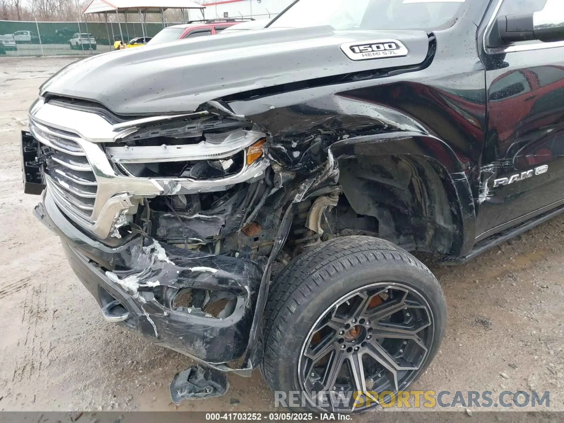 6 fotografías del automóvil dañado 1C6SRFKT8LN234913 RAM 1500 2020