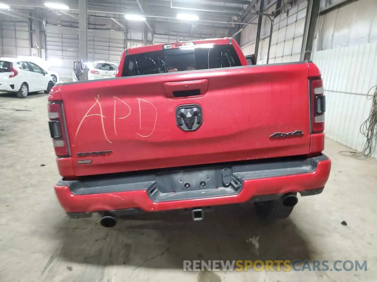 6 fotografías del automóvil dañado 1C6SRFLT8LN195156 RAM 1500 2020