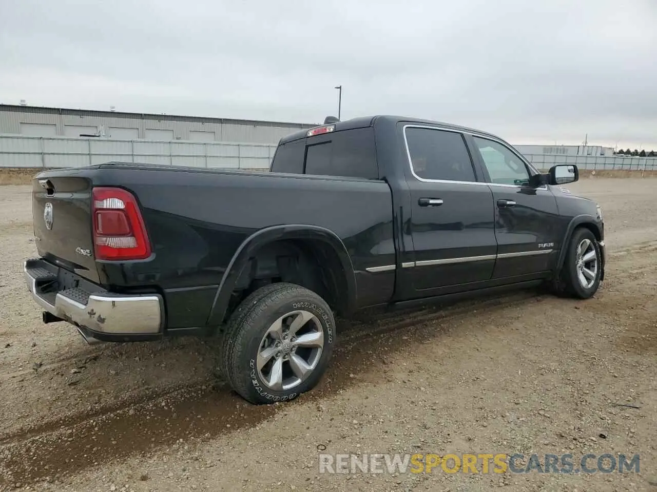 3 fotografías del automóvil dañado 1C6SRFPT9LN400039 RAM 1500 2020