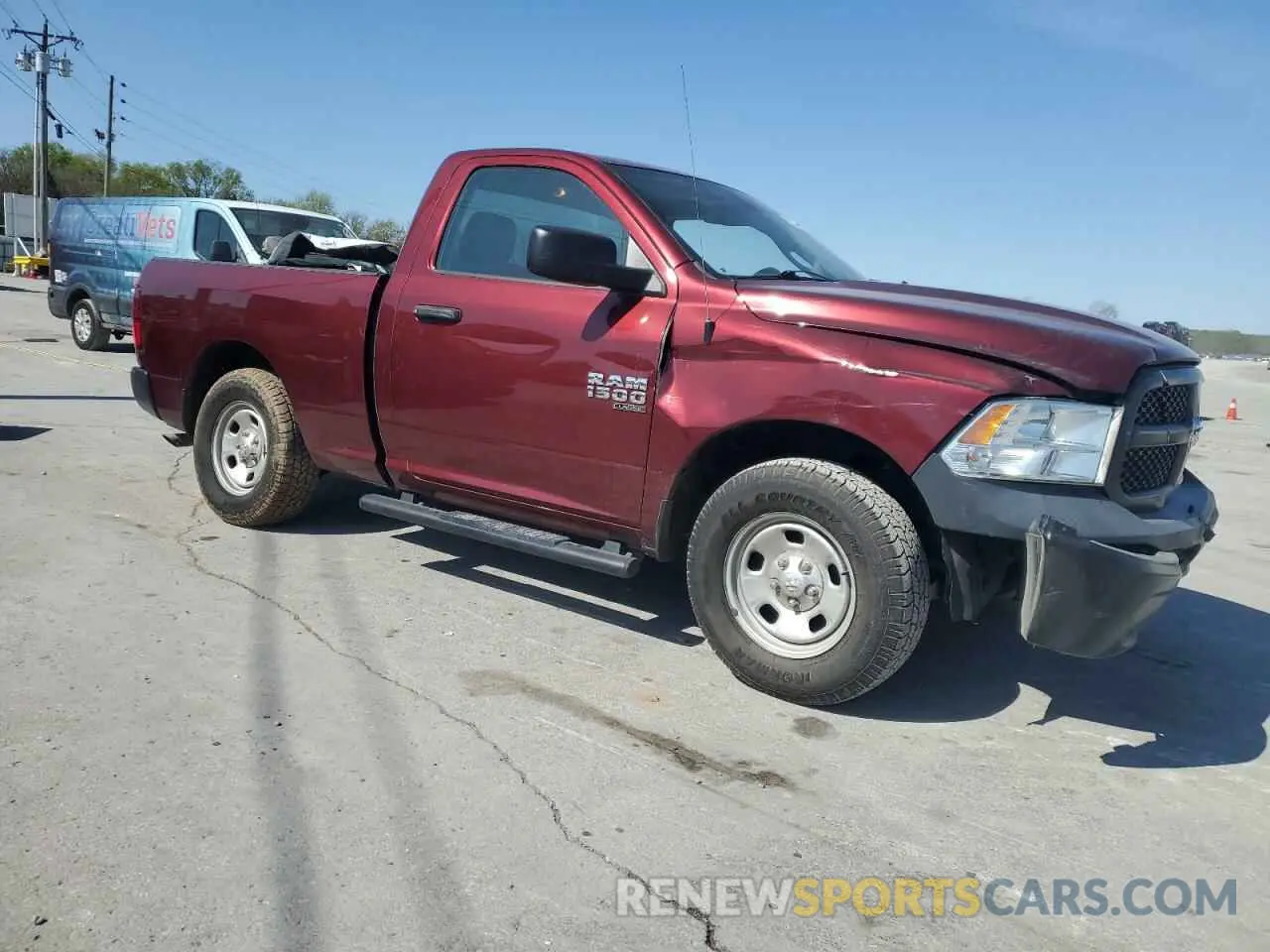 4 fotografías del automóvil dañado 3C6JR6AG0LG122499 RAM 1500 2020