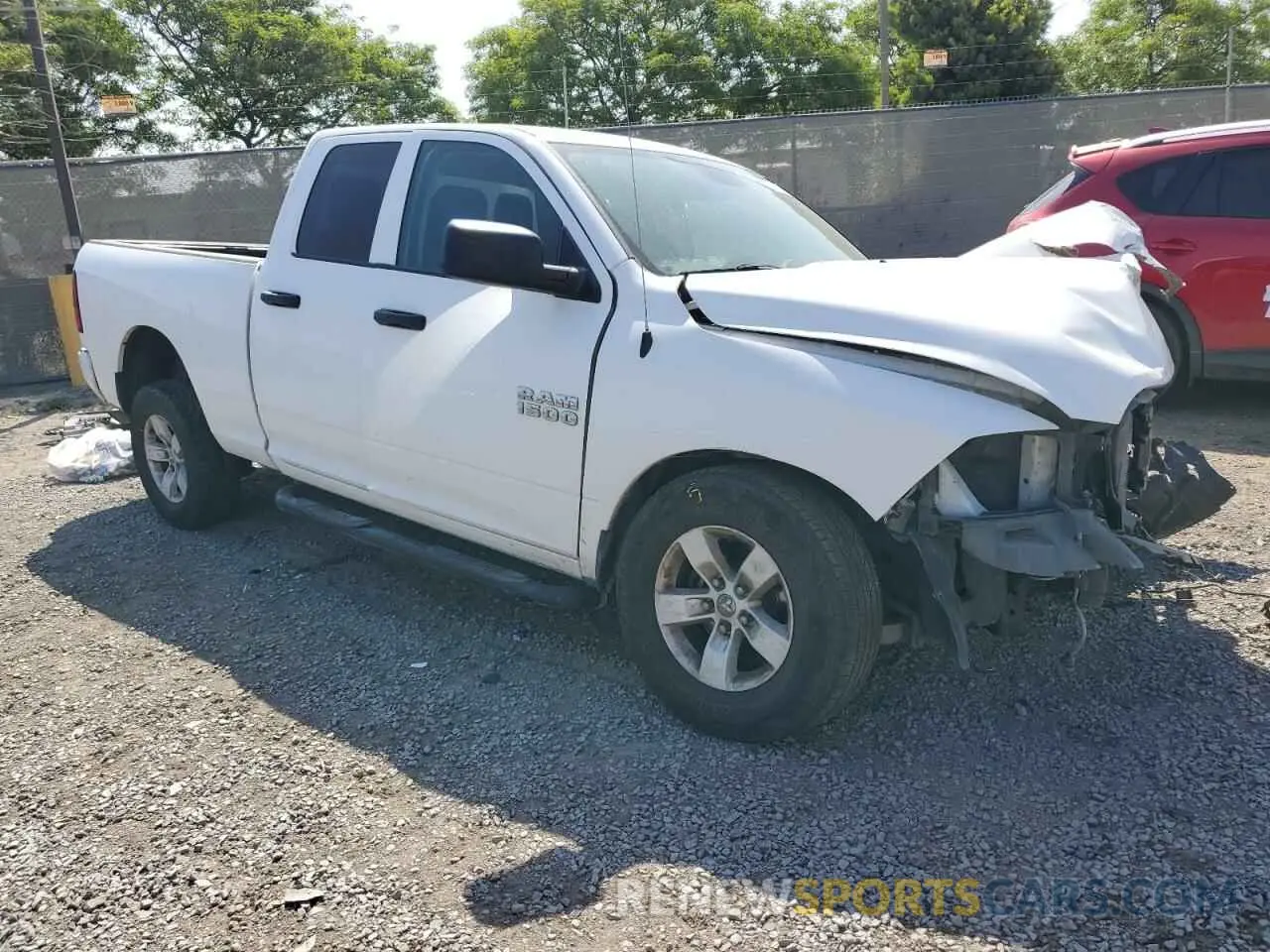 4 fotografías del automóvil dañado 1C6RR6FG5HS684409 RAM 1500 2021