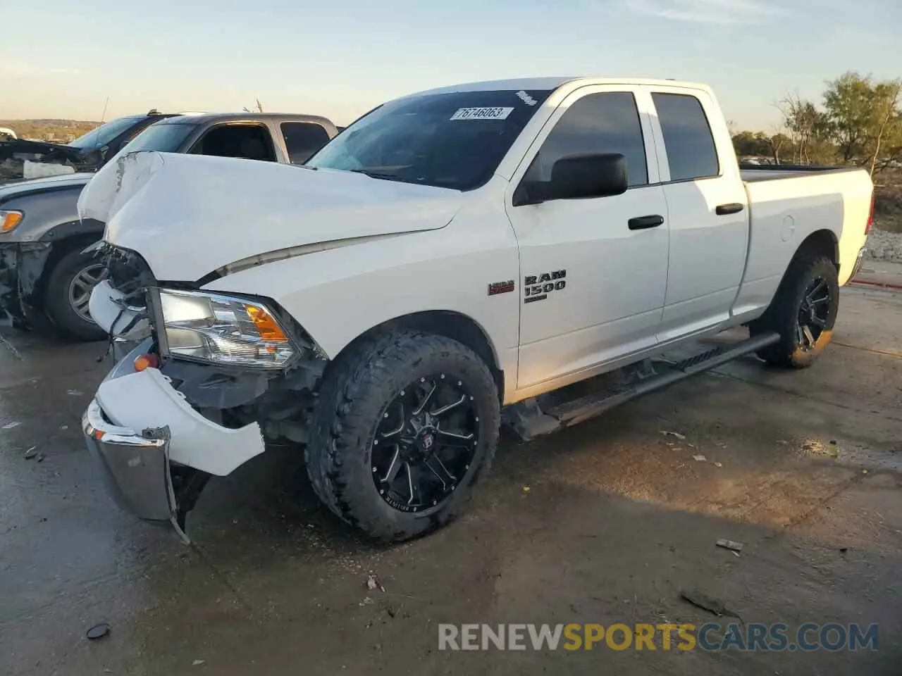 1 fotografías del automóvil dañado 1C6RR6FT3MS569041 RAM 1500 2021