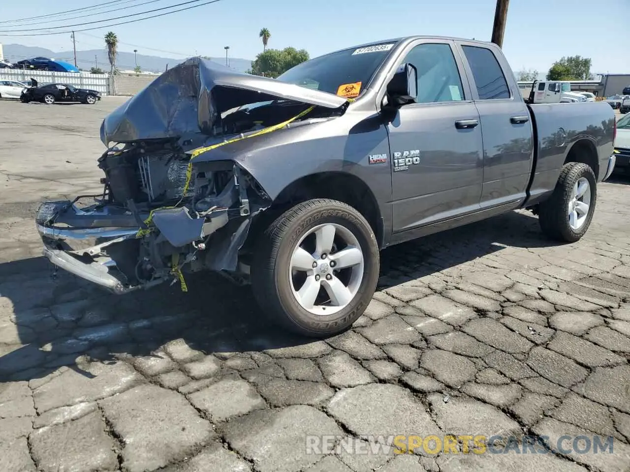 1 fotografías del automóvil dañado 1C6RR6FTXMS572454 RAM 1500 2021
