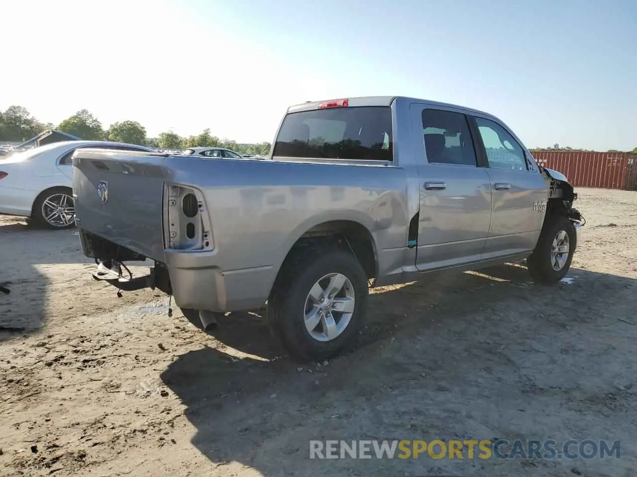 3 fotografías del automóvil dañado 1C6RR6LGXMS531748 RAM 1500 2021