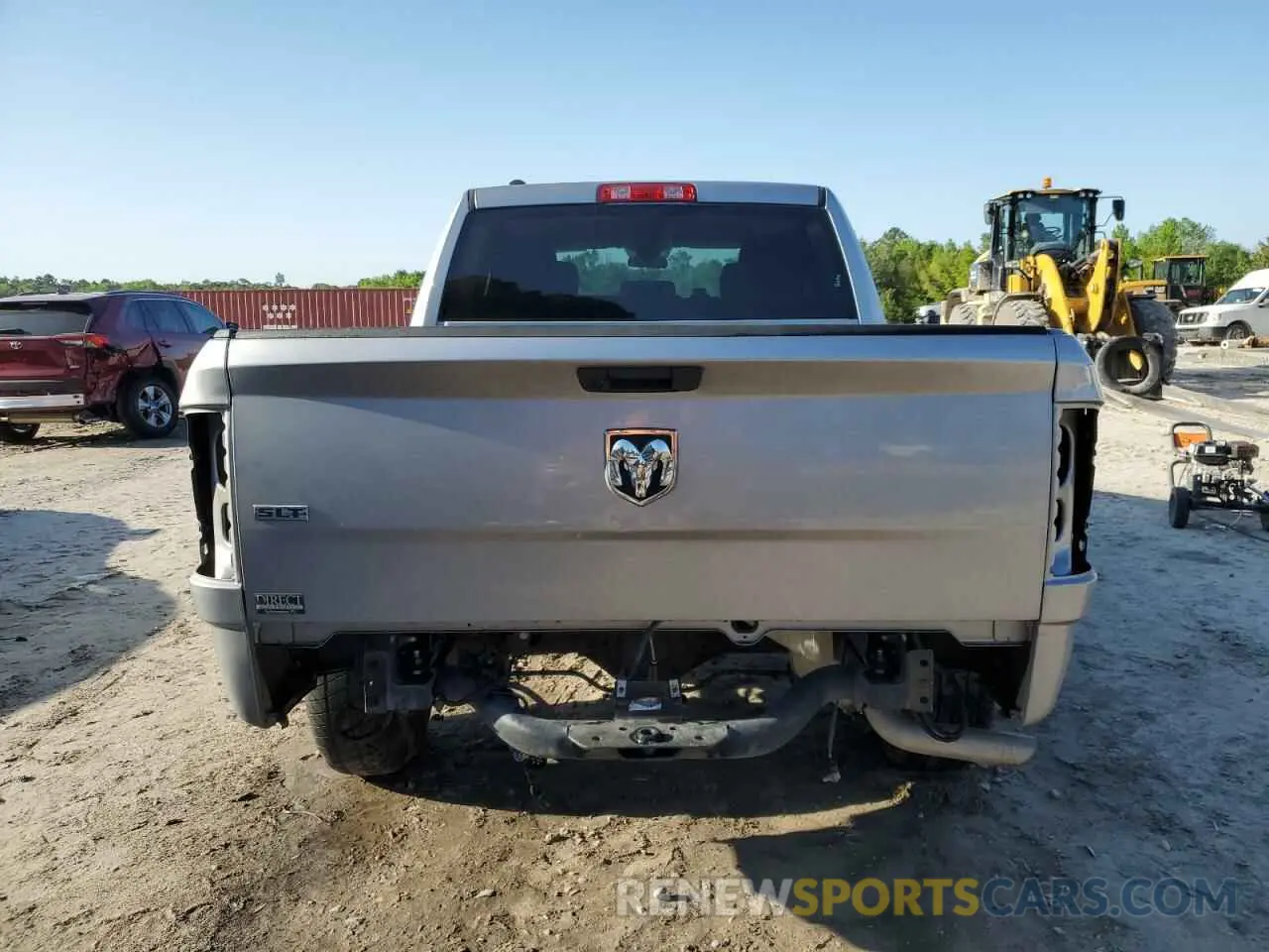 6 fotografías del automóvil dañado 1C6RR6LGXMS531748 RAM 1500 2021