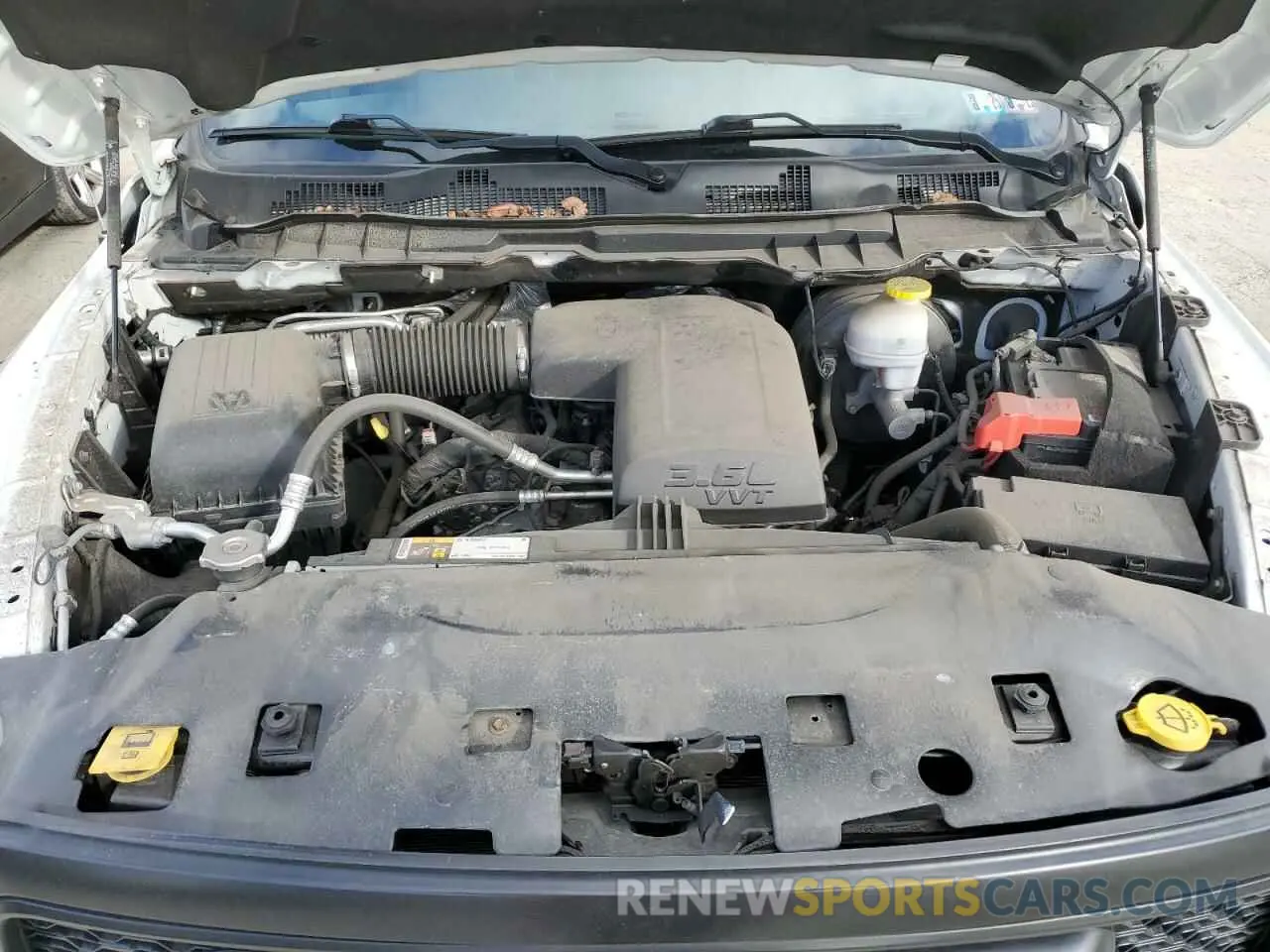11 fotografías del automóvil dañado 1C6RR7GG2MS502020 RAM 1500 2021