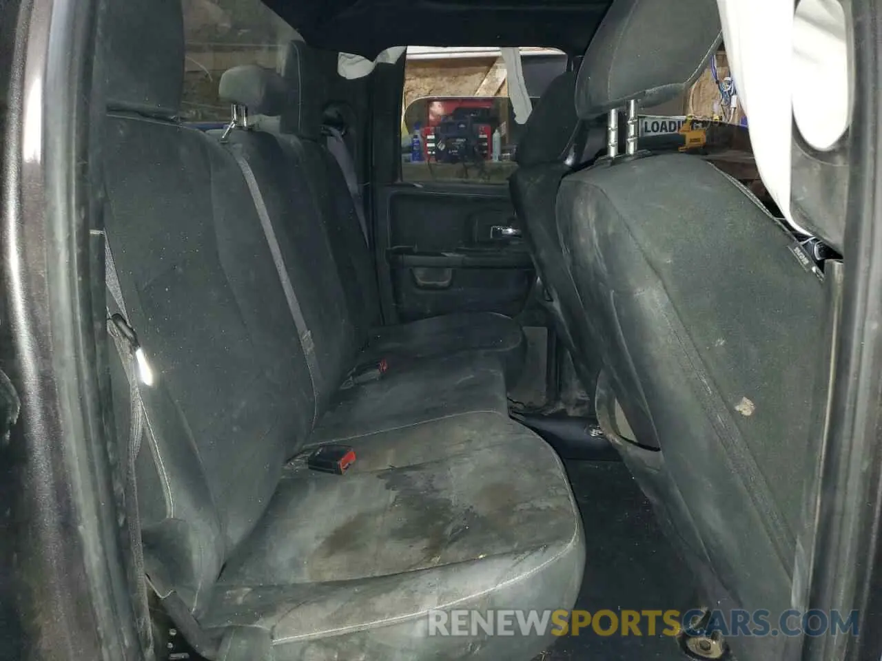 10 fotografías del automóvil dañado 1C6RR7GG2MS583892 RAM 1500 2021