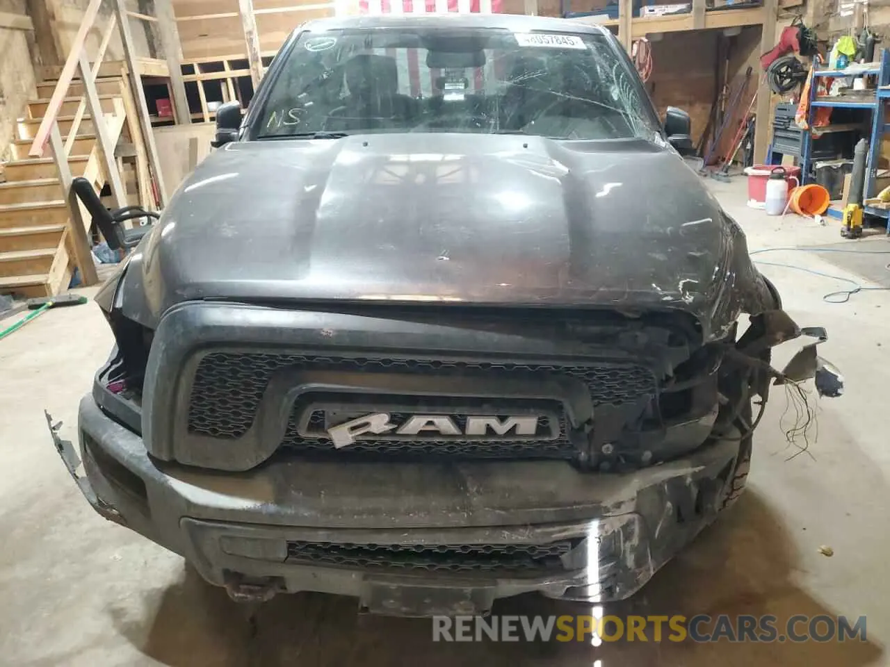 5 fotografías del automóvil dañado 1C6RR7GG2MS583892 RAM 1500 2021
