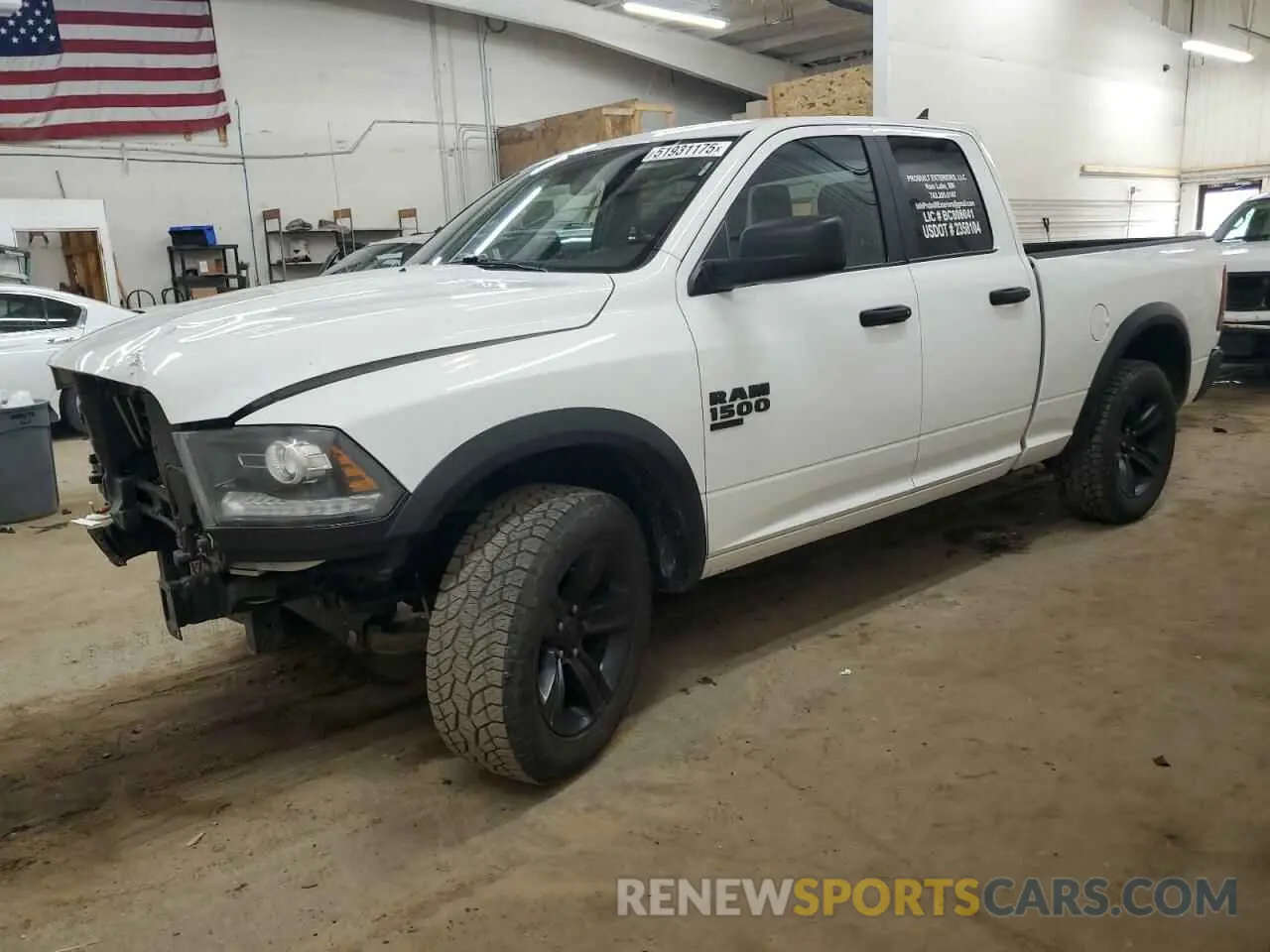 1 fotografías del automóvil dañado 1C6RR7GGXMS514836 RAM 1500 2021