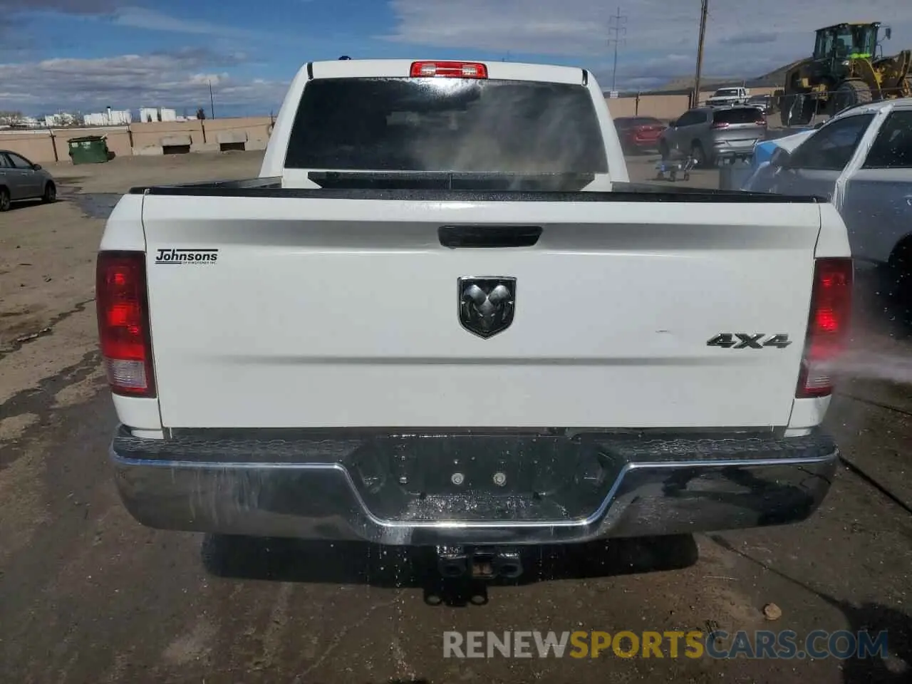 6 fotografías del automóvil dañado 1C6RR7KT1MS561516 RAM 1500 2021