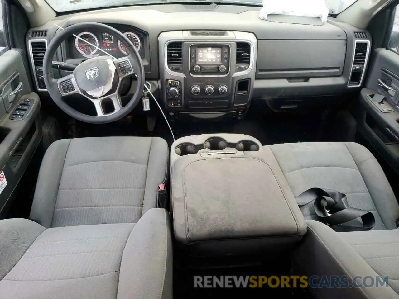 8 fotografías del automóvil dañado 1C6RR7LG5MS532019 RAM 1500 2021