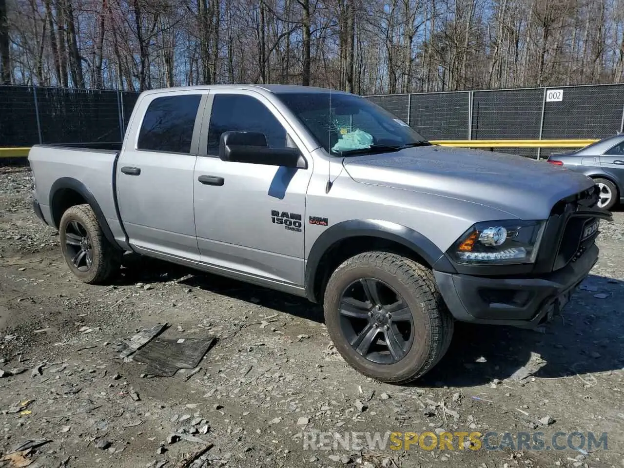 4 fotografías del automóvil dañado 1C6RR7LTXMS528058 RAM 1500 2021