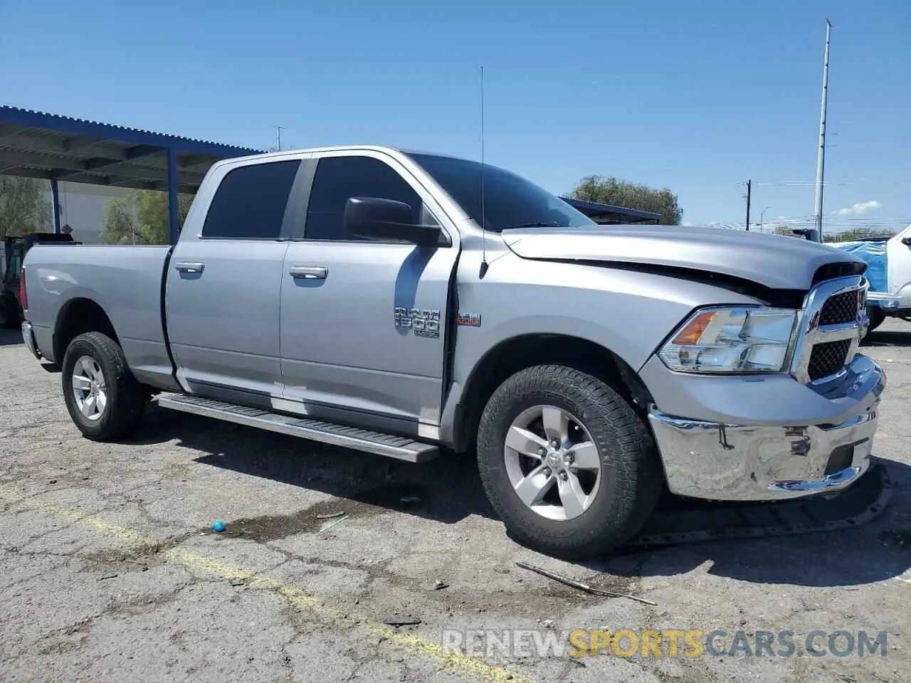 4 fotografías del automóvil dañado 1C6RR7TT1MS516607 RAM 1500 2021