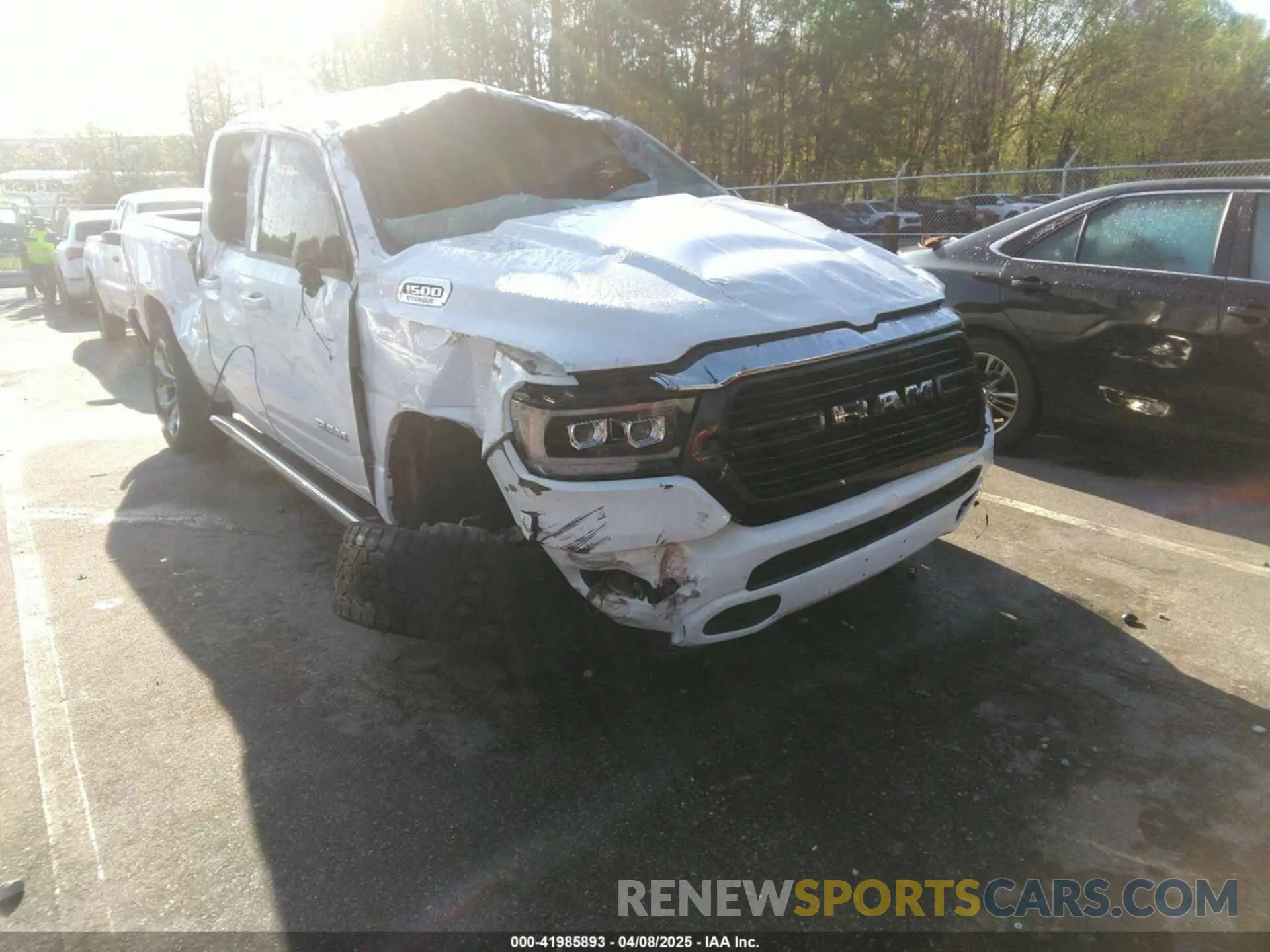 1 fotografías del automóvil dañado 1C6RREBG5MN750773 RAM 1500 2021
