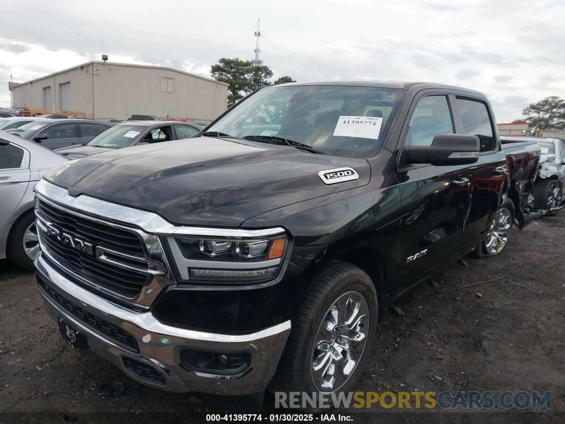 6 fotografías del automóvil dañado 1C6RREFG1MN532758 RAM 1500 2021
