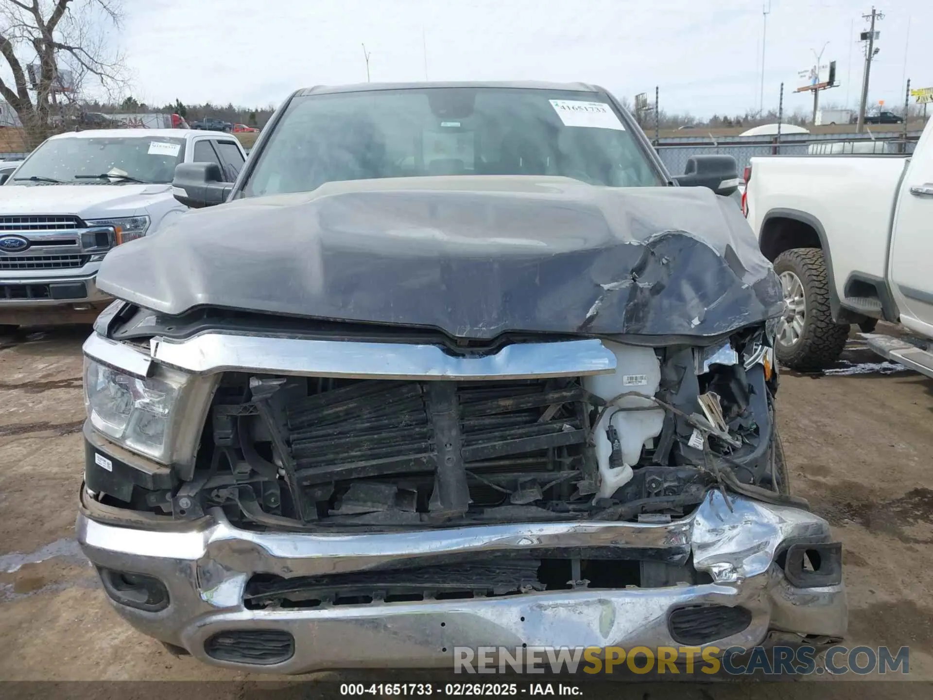 12 fotografías del automóvil dañado 1C6RREFG5MN802090 RAM 1500 2021