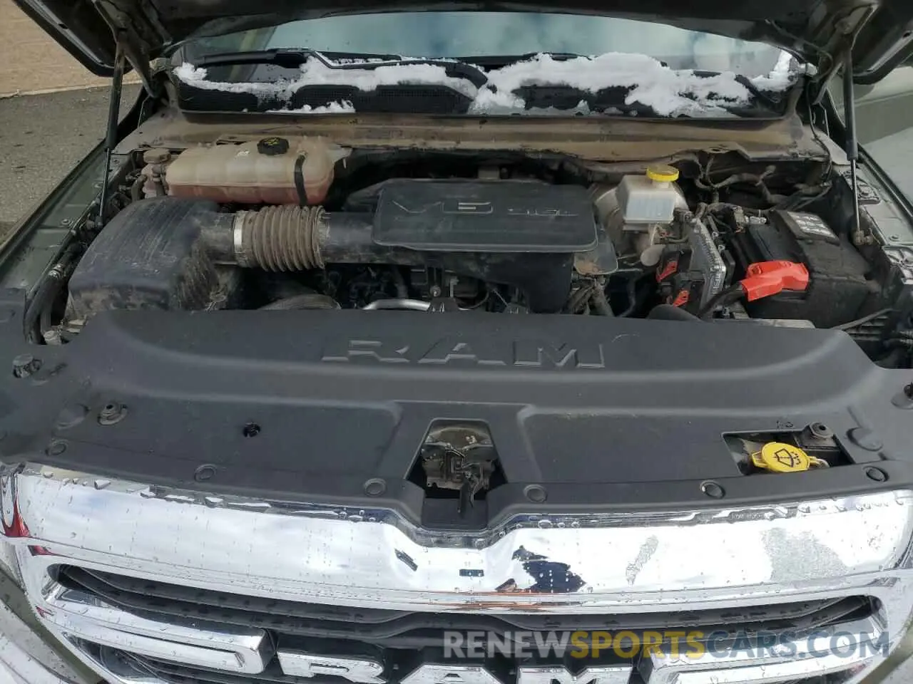 11 fotografías del automóvil dañado 1C6RREFG9MN543345 RAM 1500 2021
