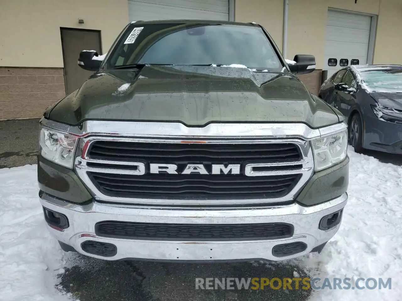 5 fotografías del automóvil dañado 1C6RREFG9MN543345 RAM 1500 2021