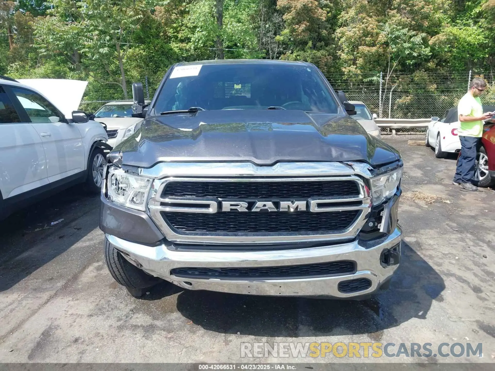 11 fotografías del automóvil dañado 1C6RREFM5MN813578 RAM 1500 2021