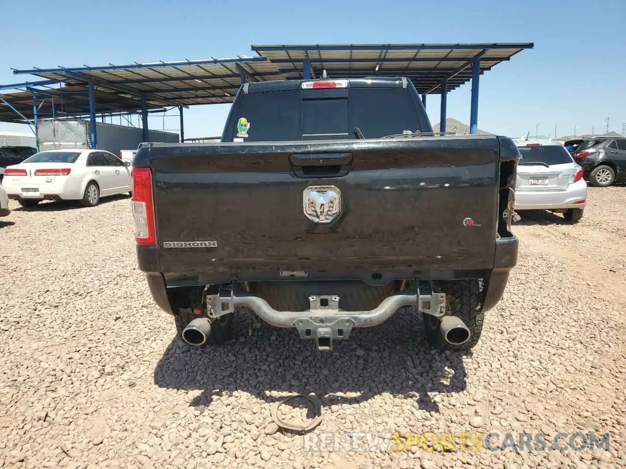 6 fotografías del automóvil dañado 1C6RREFM7MN712008 RAM 1500 2021