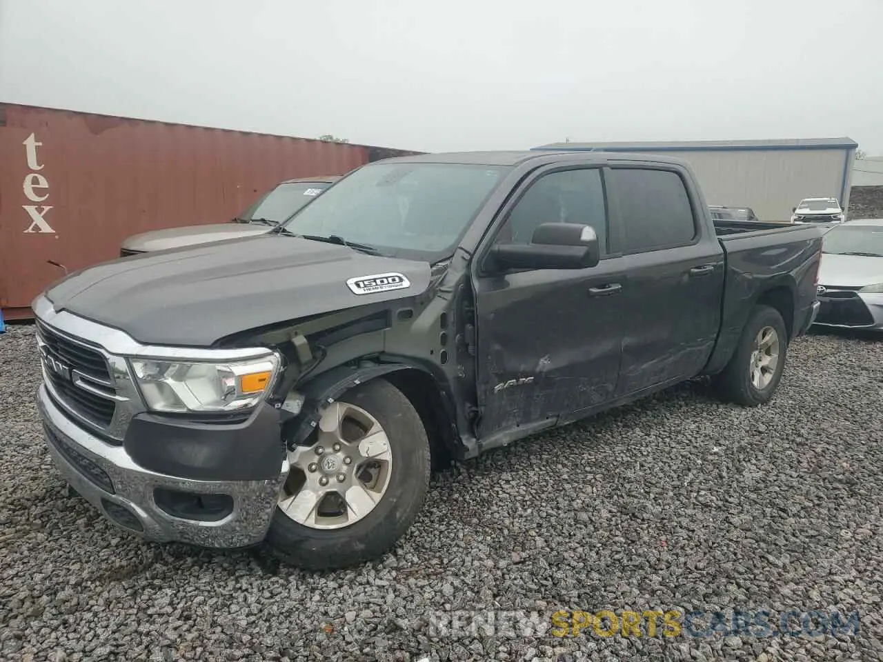 1 fotografías del automóvil dañado 1C6RREFT0MN631682 RAM 1500 2021