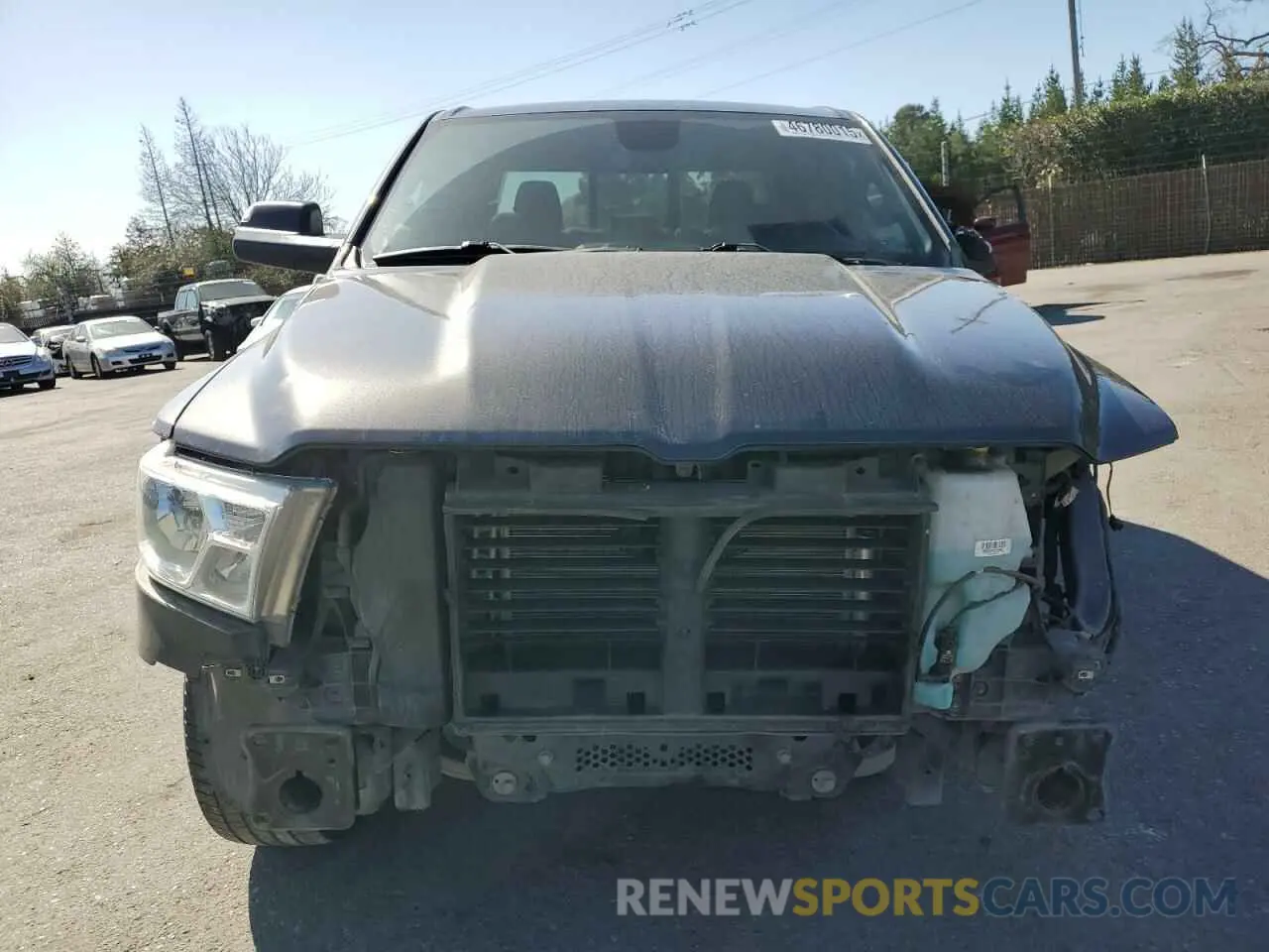 5 fotografías del automóvil dañado 1C6RREFT3MN710277 RAM 1500 2021