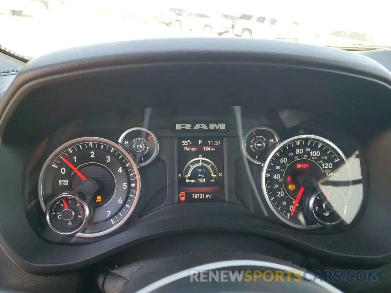 9 fotografías del automóvil dañado 1C6RREFT3MN710277 RAM 1500 2021