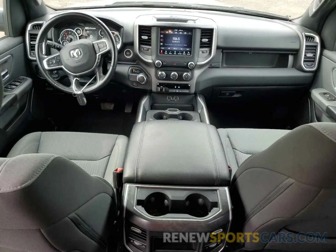 8 fotografías del automóvil dañado 1C6RREFT4MN631569 RAM 1500 2021